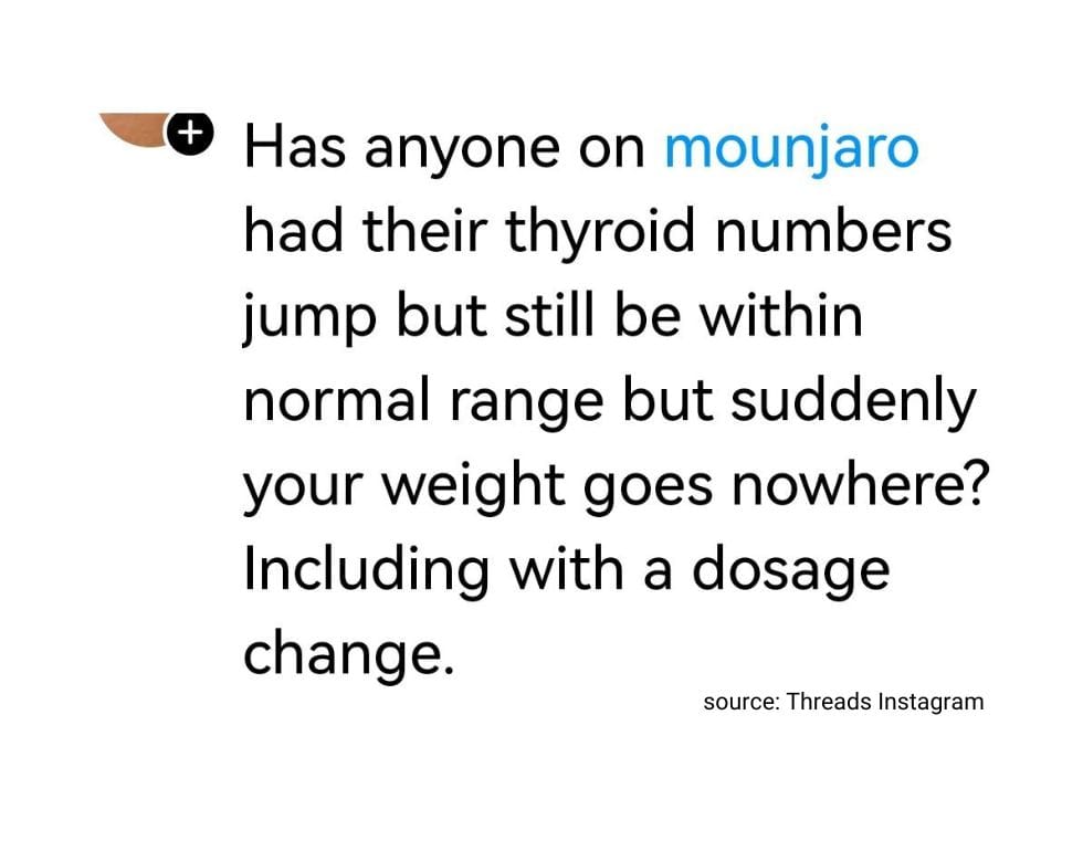 mounjaro side effects thyroid